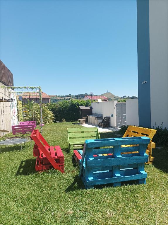 Dettaglio area pallet e parco giochi